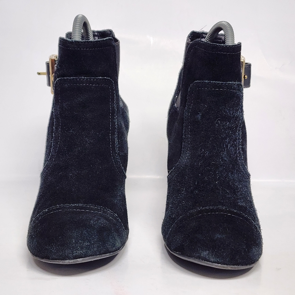 COPY - Tory Burch black suede ankle boots booties size 9.5 - Picture 4 of 10